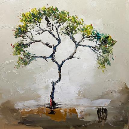 Peinture Bien-être par Raffin Christian | Tableau Figuratif Acrylique, Huile Nature