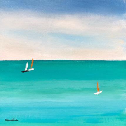 Peinture D422 par Moracchini Laurence | Tableau Figuratif Acrylique Marine