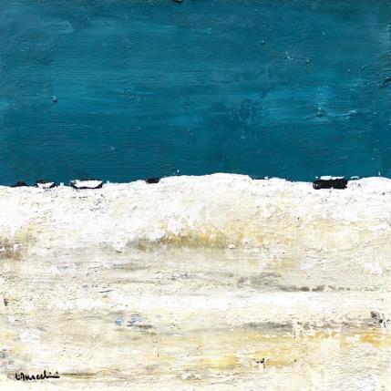 Peinture D425 par Moracchini Laurence | Tableau Abstrait Acrylique Marine