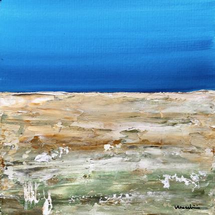 Peinture D429 par Moracchini Laurence | Tableau Abstrait Acrylique Marine