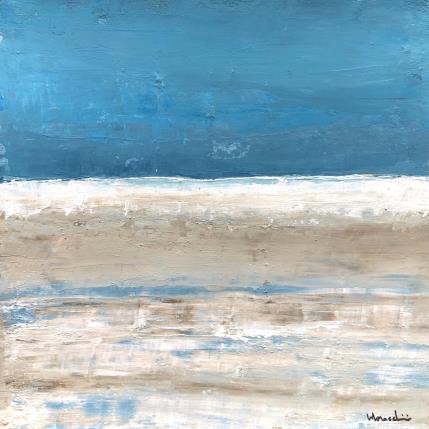 Peinture V455 par Moracchini Laurence | Tableau Abstrait Acrylique Marine