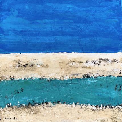 Painting V456 by Moracchini Laurence | Painting Figurative Acrylic Marine