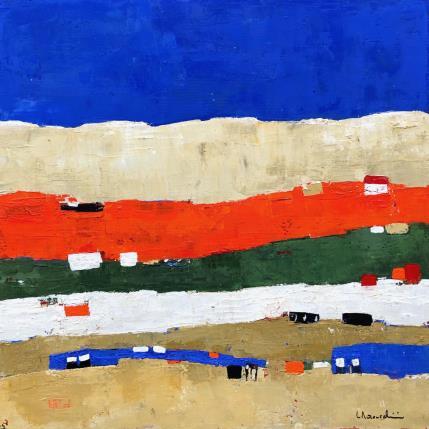 Painting T420 by Moracchini Laurence | Painting Abstract Acrylic Marine