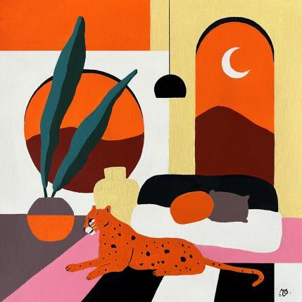 Peinture Patience 4.0 par Birsak Mariah | Tableau Figuratif Acrylique Animaux, Natures mortes, Urbain