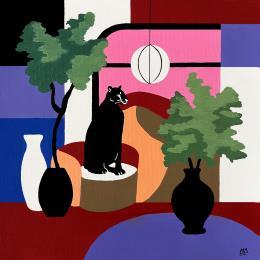 Gemälde Vigilance 3.0 von Birsak Mariah | Gemälde Figurativ Acryl Stillleben, Tiere, Urban