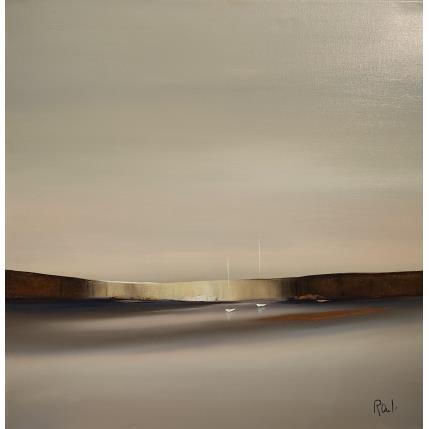 Peinture Instant de quiétude 48 par Roussel Marie-Ange et Fanny | Tableau Figuratif Huile Marine