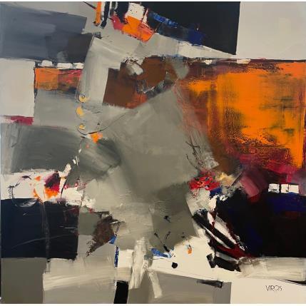 Painting CROSSROADS by Virgis | Painting Abstract Oil