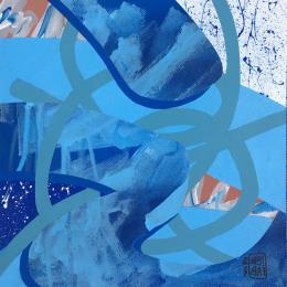 Gemälde Skyscape von Neibaf | Gemälde Street art Acryl Urban