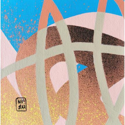 Peinture Lava splash par Neibaf | Tableau Abstrait Acrylique, Graffiti Paysages