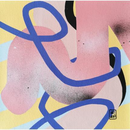 Peinture Vent chaud par Neibaf | Tableau Abstrait Acrylique, Graffiti Paysages