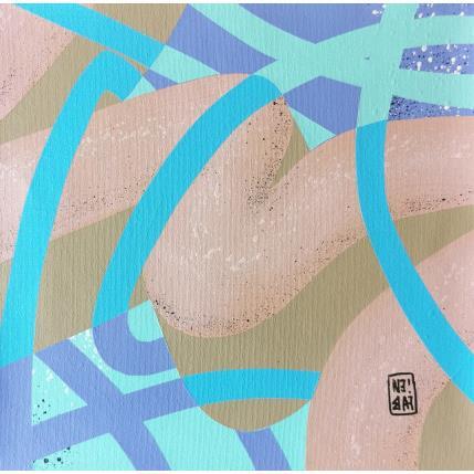 Peinture Courants d'air par Neibaf | Tableau Abstrait Acrylique, Graffiti Paysages