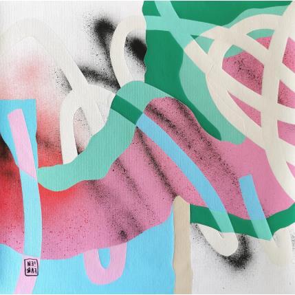 Peinture Watermelon par Neibaf | Tableau Abstrait Acrylique, Graffiti Paysages