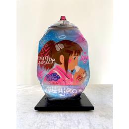 Sculpture Chihiro par Kedarone | Sculpture Pop-art Graffiti