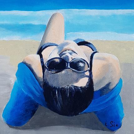 Peinture Rose par Sie Evelyne | Tableau Figuratif Acrylique Scènes de vie