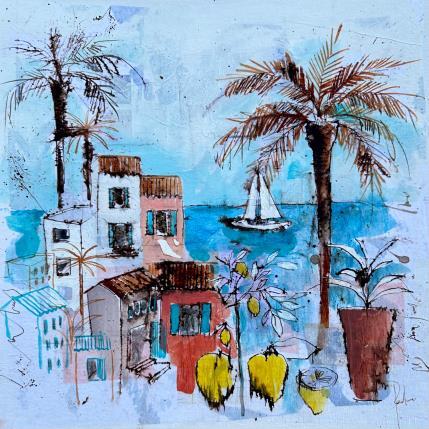 Peinture échappées belles par Colombo Cécile | Tableau Figuratif Acrylique, Pastel Paysages, scènes de vie