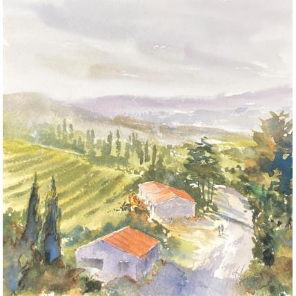 Peinture Couvert et Chaud par Jones Henry | Tableau Figuratif Aquarelle Paysages, Urbain