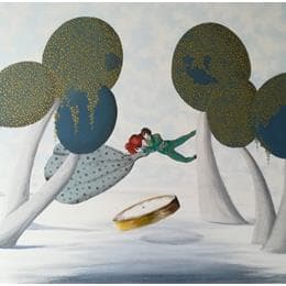 Painting La danza tempo by Nai | Painting Surrealism