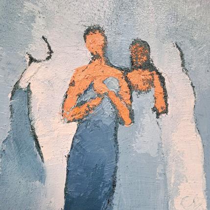 Painting Le foulard by Malfreyt Corinne | Painting Figurative Oil Life style, Nude, Pop icons