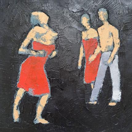 Peinture Vouloir la nuit par Malfreyt Corinne | Tableau Figuratif Huile nu, scènes de vie