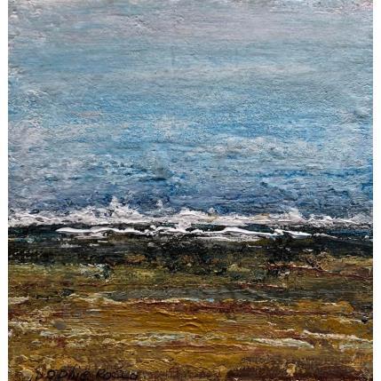 Peinture Sable Roux par Rocco Sophie | Tableau Art Singulier Acrylique Nature