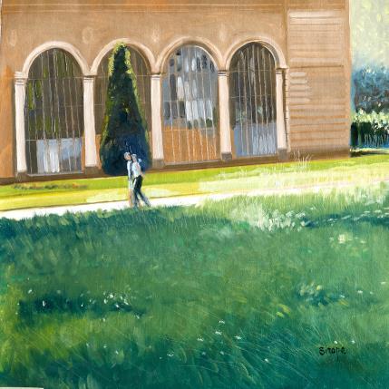 Peinture Reconnexion par Sirope Rémy | Tableau Figuratif Huile Nature, Scènes de vie