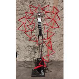 Sculpture Tense par AL Fer & Co | Sculpture Figuratif Métal Minimaliste