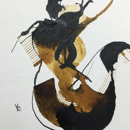 Peinture mon âme tendre  par YO | Tableau Figuratif Encre Nu