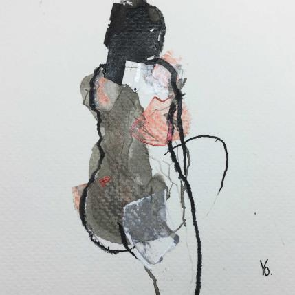 Peinture penser a l'après  par YO | Tableau Figuratif Encre Nu