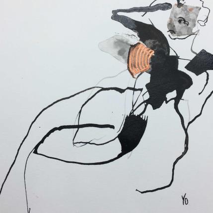 Peinture j'aimerai tant par YO | Tableau Figuratif Encre Nu