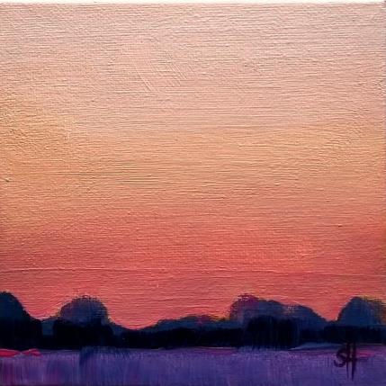 Peinture LAVENDER SOUL par Herz Svenja | Tableau Abstrait Acrylique Paysages