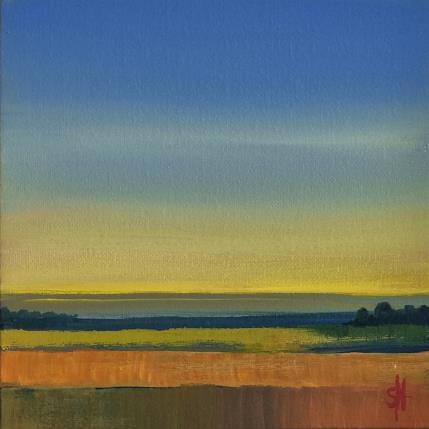 Peinture PASSING BY par Herz Svenja | Tableau Abstrait Acrylique Paysages