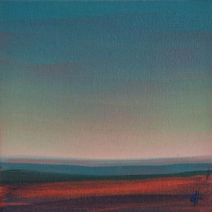 Peinture WIDE OPEN SPACE par Herz Svenja | Tableau Abstrait Acrylique Paysages