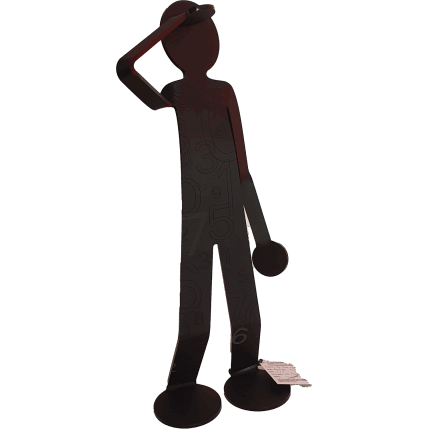 Sculpture Flexo Be Free NBR  par Zed | Sculpture Art Singulier Plexiglas Minimaliste