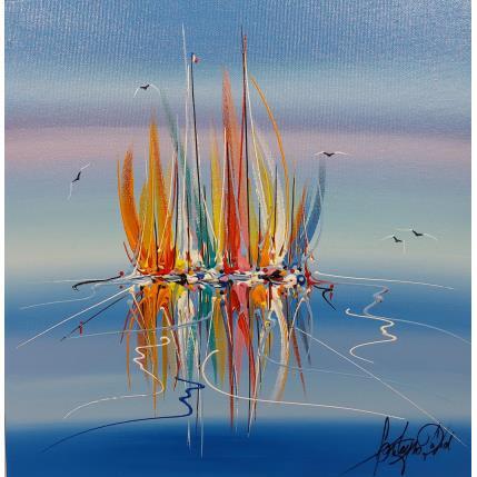 Peinture l'amour fou en mer par Fonteyne David | Tableau Figuratif