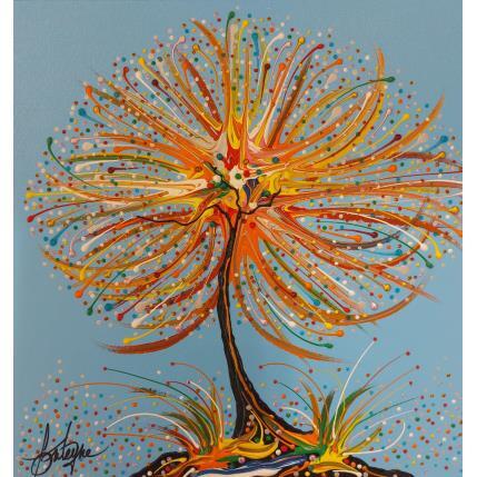 Painting Dans les cieux Dijonais by Fonteyne David | Painting Figurative