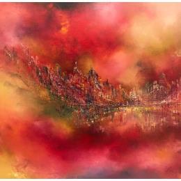 Peinture Apparition par Levesque Emmanuelle | Tableau Figuratif Huile Urbain