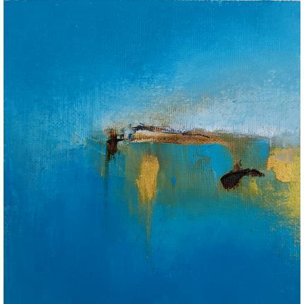 Peinture Une Ile par Chebrou de Lespinats Nadine | Tableau Abstrait Huile Marine, Paysages