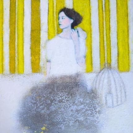 Peinture Tu es ou ? par Anton | Tableau Figuratif Acrylique scènes de vie