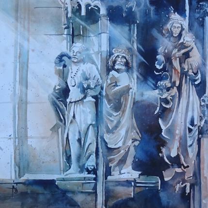 Painting Mais où est Baltazar !? by Abbatucci Violaine | Painting Figurative Watercolor