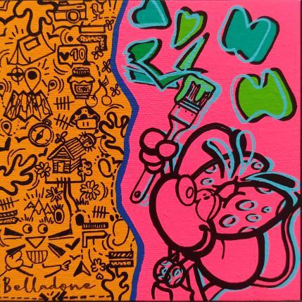 Painting Parfum à gratter by Belladone | Painting Pop-art Acrylic, Posca Pop icons