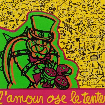 Peinture Ce que l'amour peut faire... par Belladone | Tableau Pop-art Acrylique, Posca Icones Pop