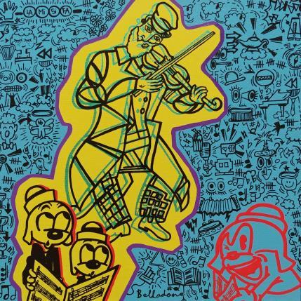 Peinture La chorale par Belladone | Tableau Pop-art Acrylique, Posca Icones Pop, Musique