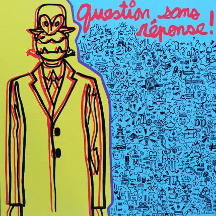 Peinture Question sans réponse par Belladone | Tableau Pop-art Acrylique, Posca Icones Pop
