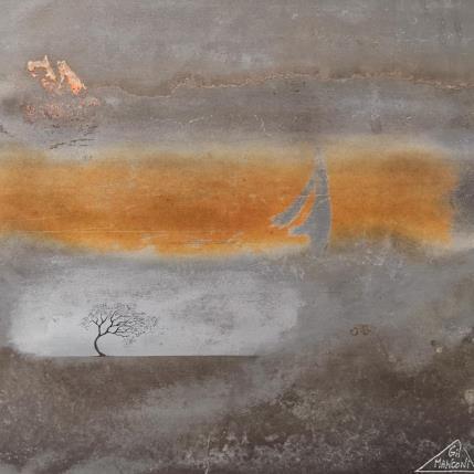 Peinture Tania par Manconi Gil | Tableau Figuratif Métal Minimaliste