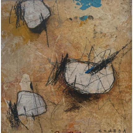 Peinture Trio par Jiménez Conesa Francisco | Tableau Abstrait Acrylique, Huile