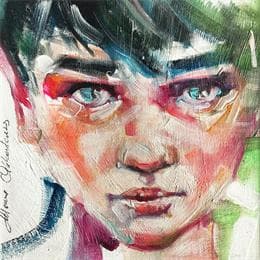 Peinture Gea par Abbondanzia Monica | Tableau Figuratif Acrylique Portraits