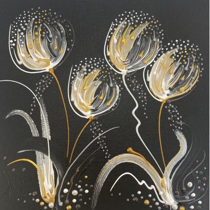 Painting les fleurs de la Lune by Fonteyne David | Painting Figurative Acrylic