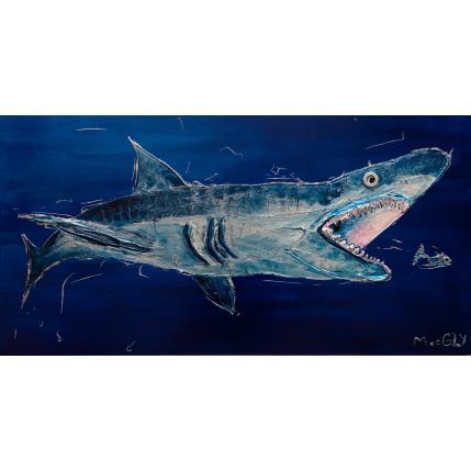 Gemälde TERMINUS von Moogly | Gemälde Naive Kunst Acryl Tiere