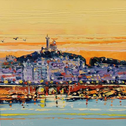 Peinture Le cri des Mouettes par Corbière Liisa | Tableau Figuratif Huile Paysages