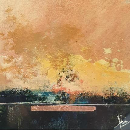 Peinture Abstraction #1386 par Hévin Christian | Tableau Abstrait Acrylique Minimaliste